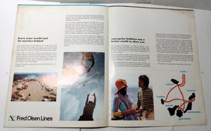 Fred Olsen Lines ms Blenheim 1977-78 Canary Island Cruise Brochure - TulipStuff