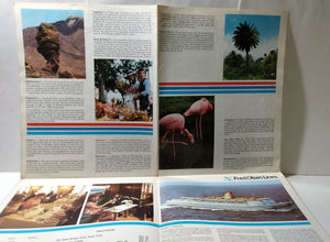 Fred Olsen Lines ms Blenheim 1977-78 Canary Island Cruise Brochure - TulipStuff