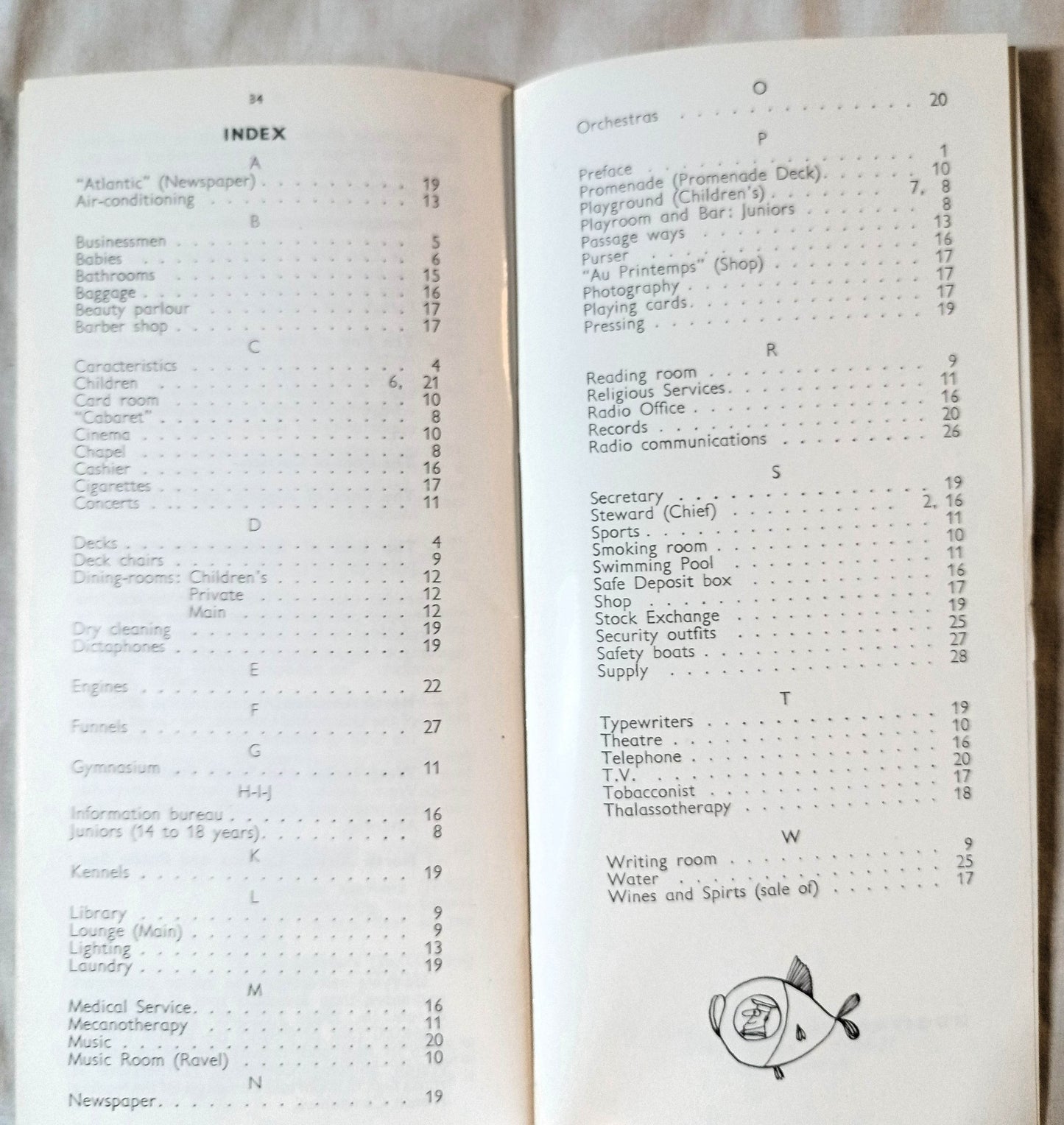 French Line ss France Bon Voyage Welcome Aboard Booklet 1962 - TulipStuff