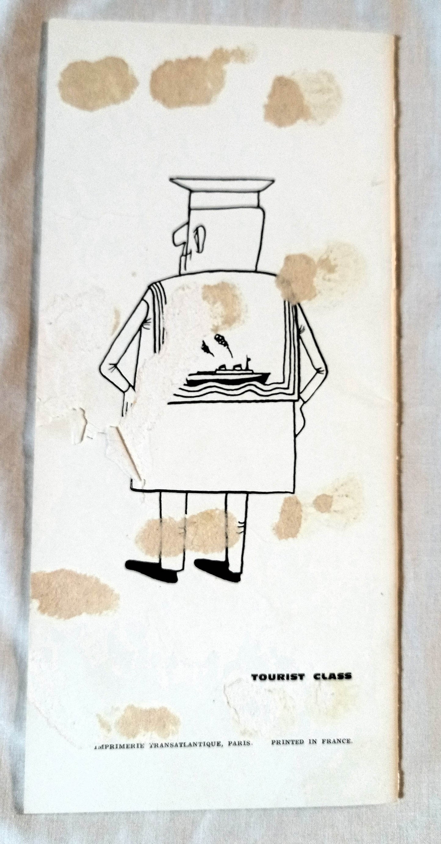 French Line ss France Bon Voyage Welcome Aboard Booklet 1962 - TulipStuff