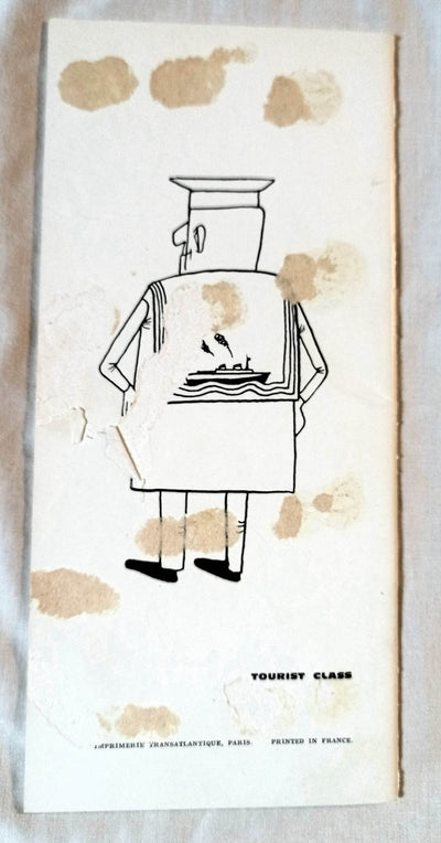 French Line ss France Bon Voyage Welcome Aboard Booklet 1962 - TulipStuff