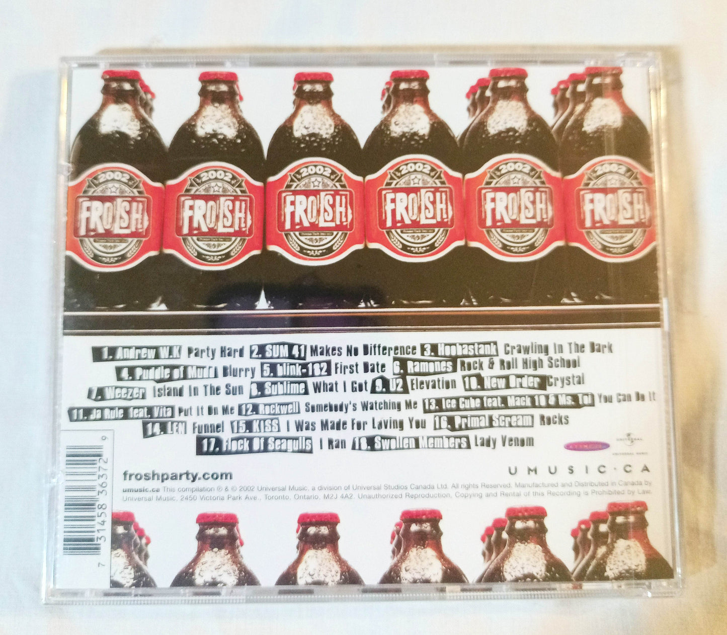 Frosh 5 Alternative Punk New Wave Compilation CD Universal 2002 - TulipStuff