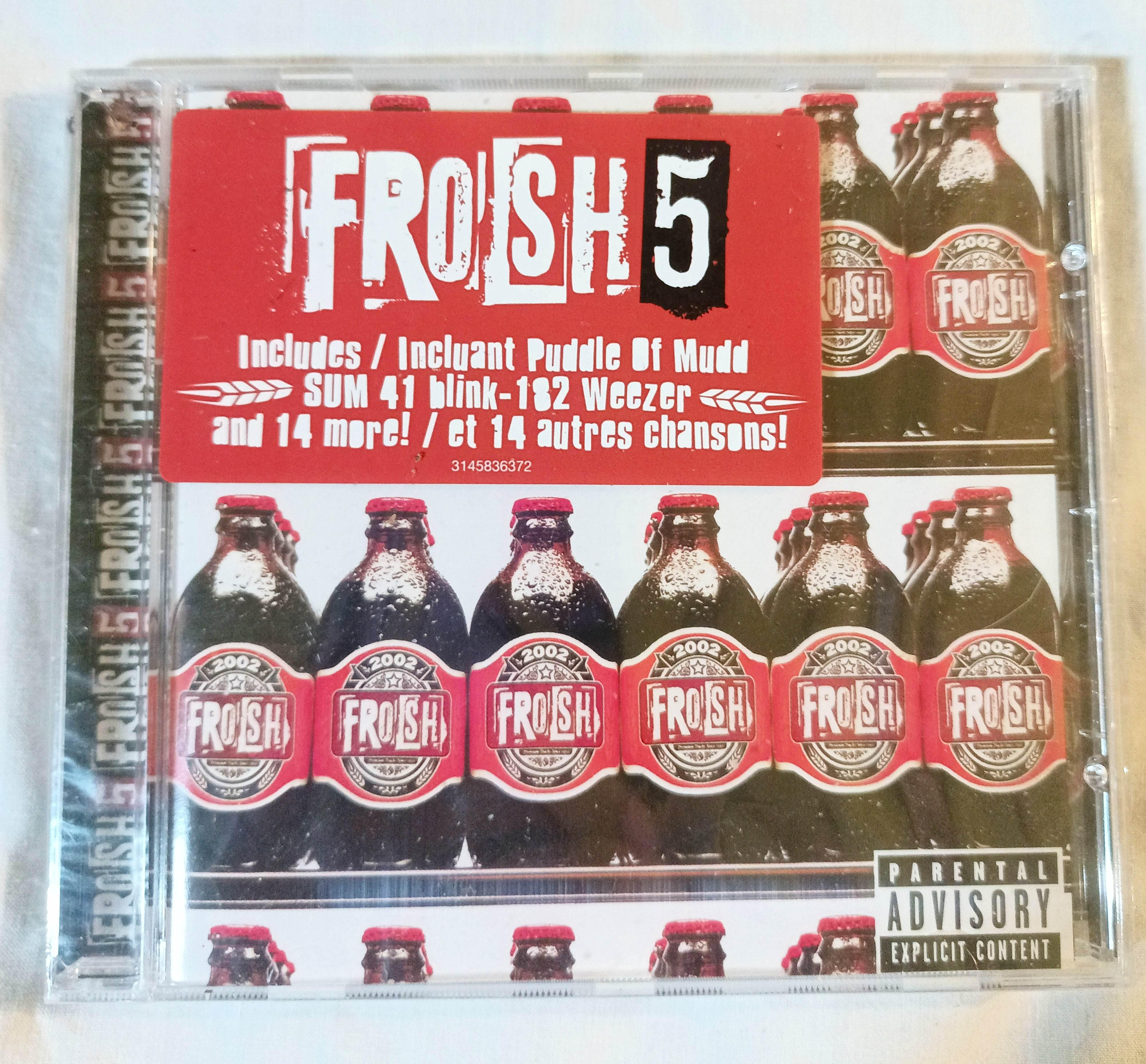 Frosh 5 Alternative Punk New Wave Compilation CD Universal 2002 ...