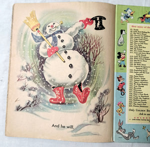 Frosty The Snowman Little Golden Book Annie North Bedford 1951 - TulipStuff