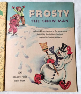 Frosty The Snowman Little Golden Book Annie North Bedford 1951 - TulipStuff