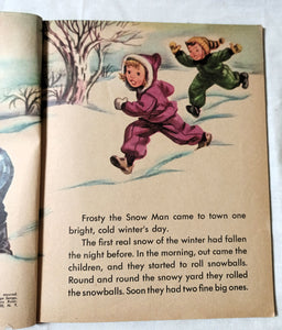 Frosty The Snowman Little Golden Book Annie North Bedford 1951 - TulipStuff