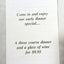 Frutti Di Mare Restaurant E 4th St East Village NYC Takeout Menu 2001 - TulipStuff