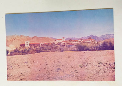 Furnace Creek Inn Resort Hotel Death Valley California 1960's Postcard - TulipStuff