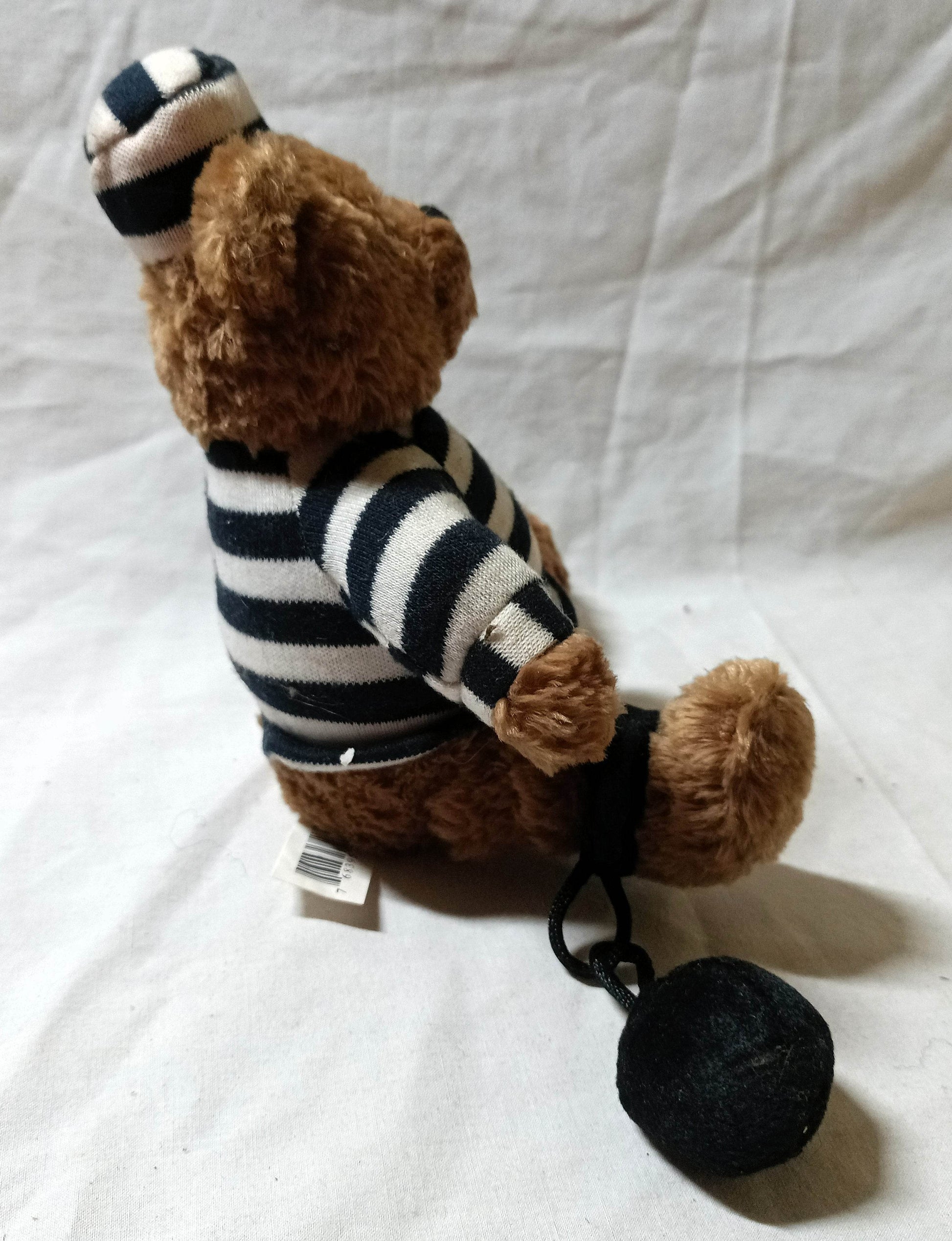 Galerie Prisoner Of Love Ball And Chain Stuffed Teddy Bear 2002 - TulipStuff