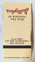 Load image into Gallery viewer, Gallagher&#39;s Steak House 52nd St New York City Matchbook Cover 1980&#39;s - TulipStuff
