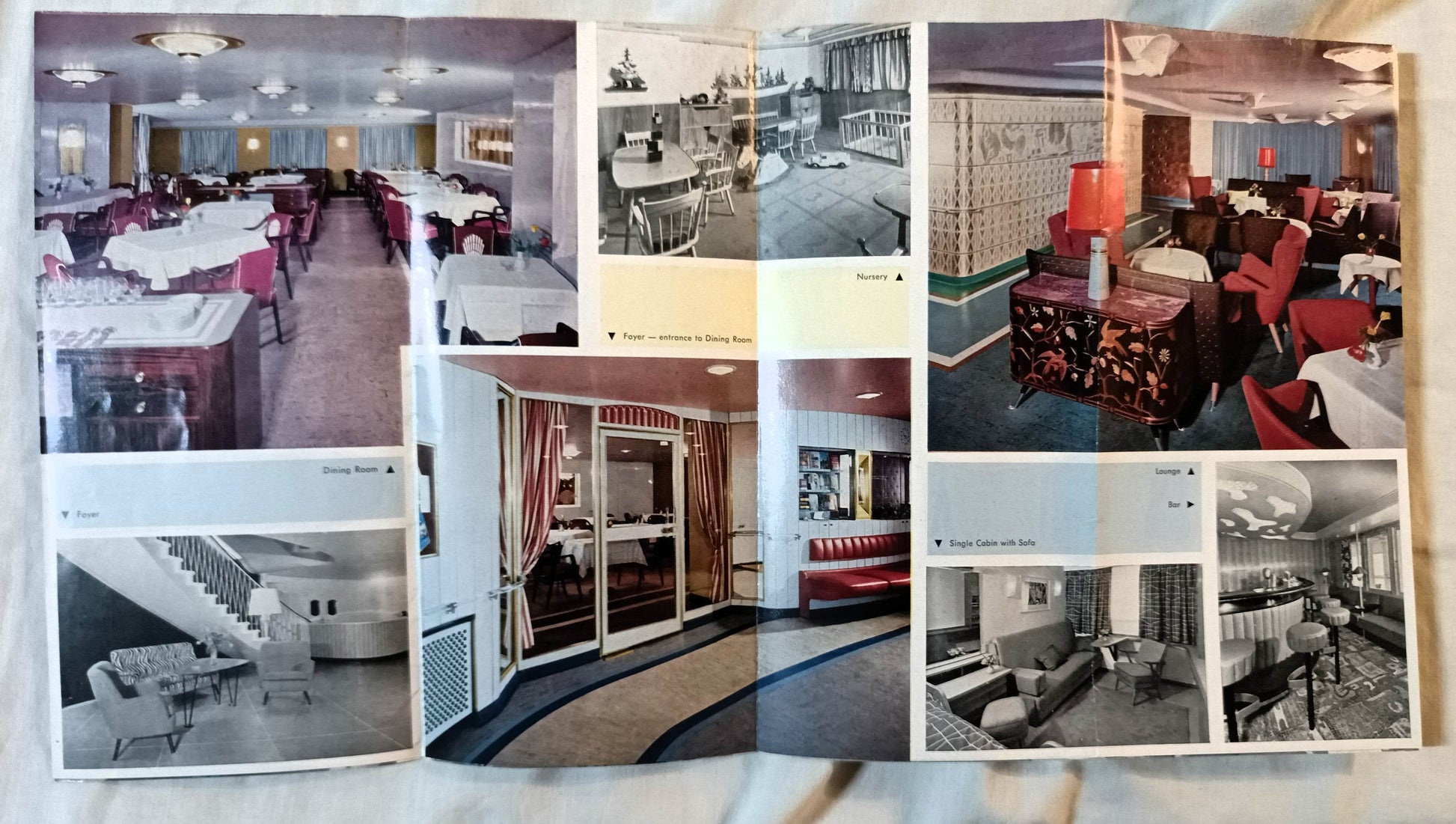 North German Lloyd Hamburg-American Line Far East Cruise Brochure 1960 - TulipStuff