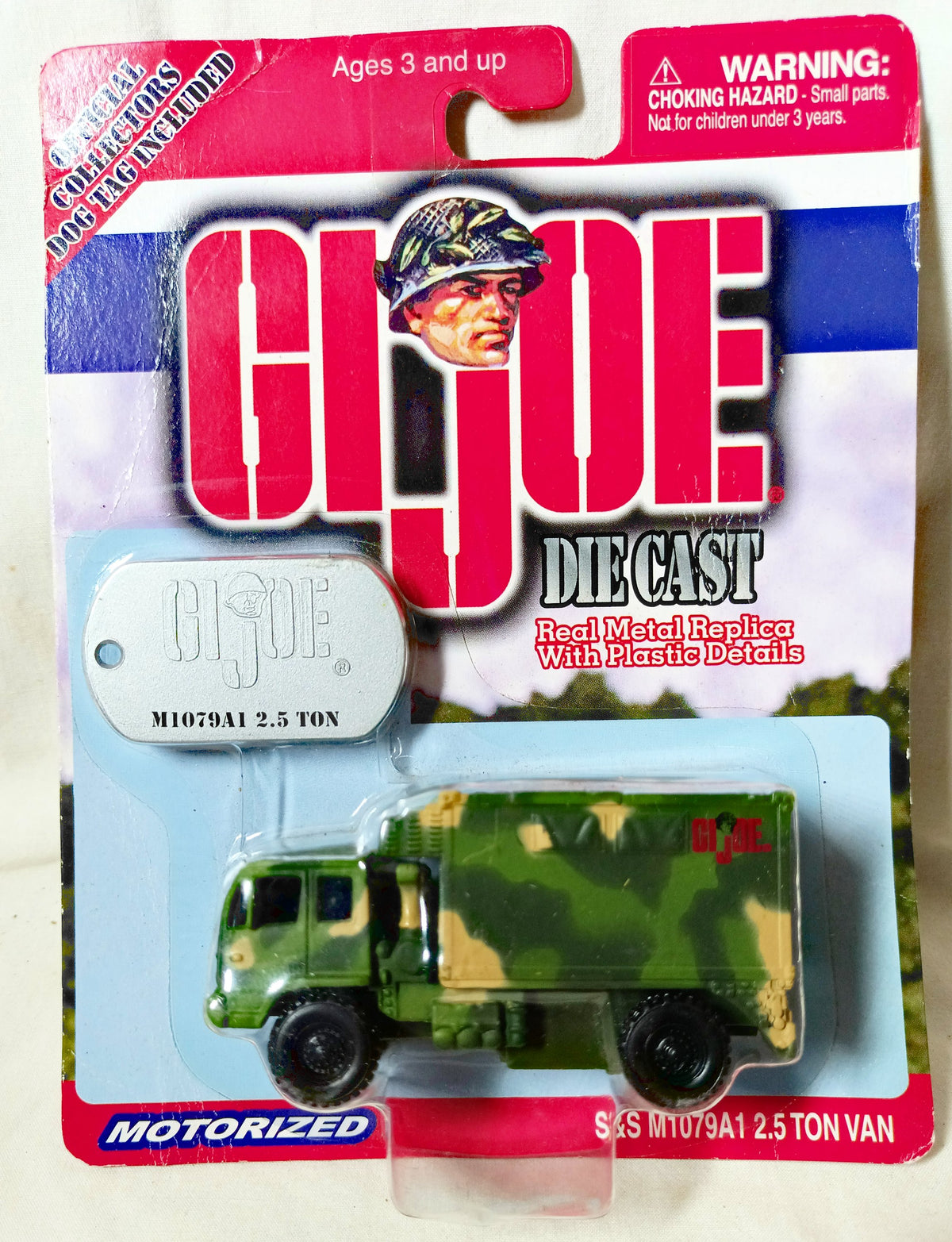 G.I. Joe Diecast S&S M1079A1 2.5 Ton Van Motorized Green Maisto 2001 - TulipStuff