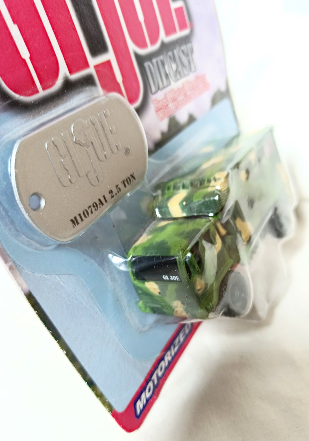 G.I. Joe Diecast S&S M1079A1 2.5 Ton Van Motorized Green Maisto 2001 - TulipStuff