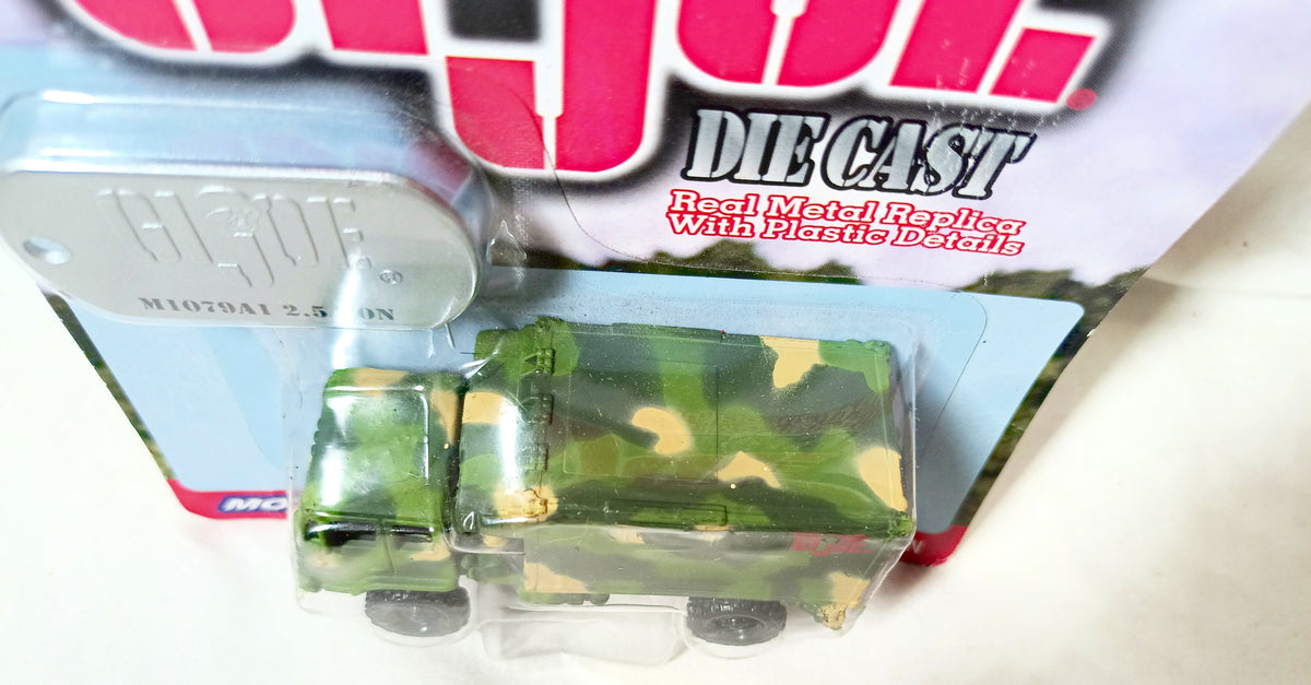 G.I. Joe Diecast S&S M1079A1 2.5 Ton Van Motorized Green Maisto 2001 - TulipStuff