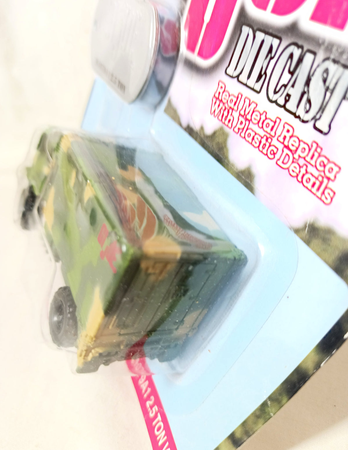G.I. Joe Diecast S&S M1079A1 2.5 Ton Van Motorized Green Maisto 2001 - TulipStuff