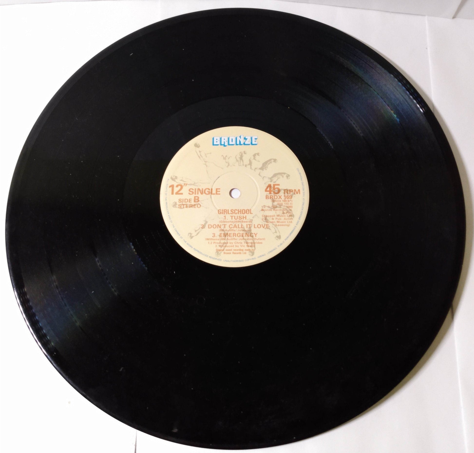 Girlschool 1-2-3-4 Rock And Roll NWOBH Metal 12 inch Vinyl EP 1983 - TulipStuff