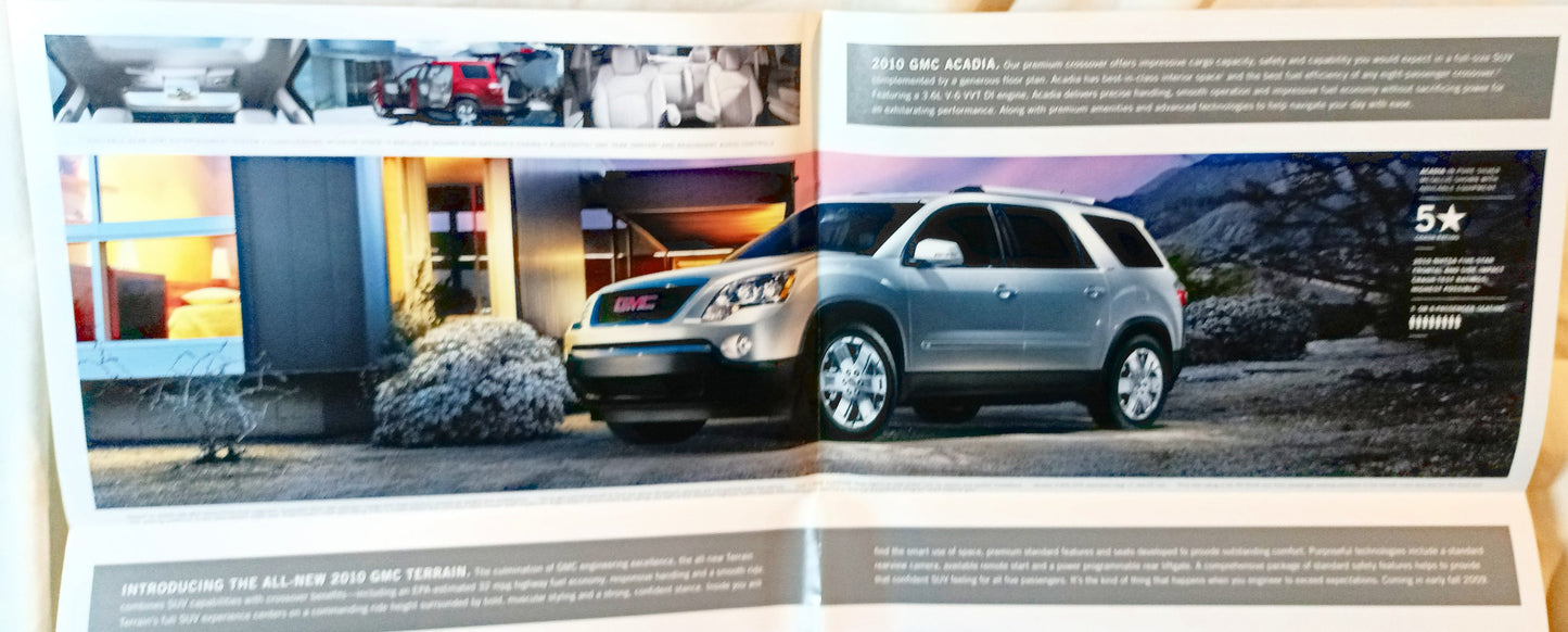 GMC 2010 Dealer Sales Brochure Sierra Yukon Terrain Acadia SUV Pickup - Tuliptuff
