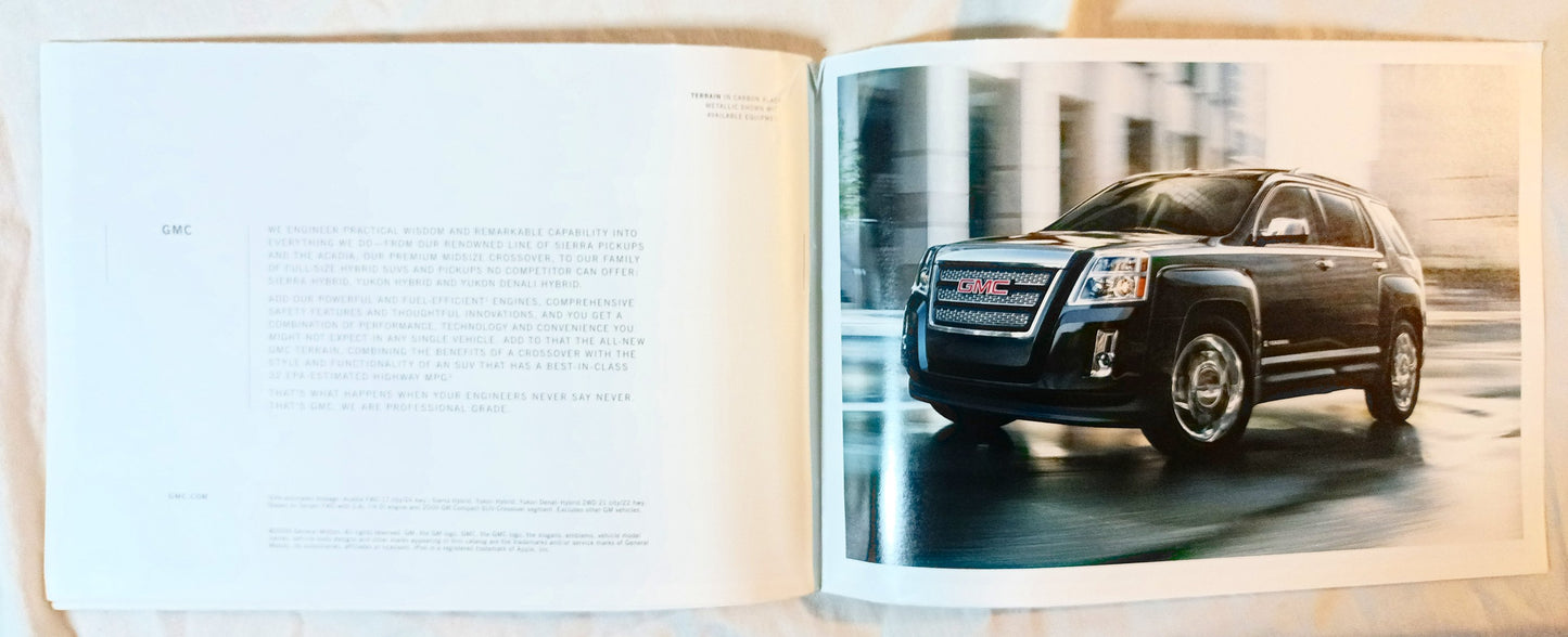 GMC 2010 Dealer Sales Brochure Sierra Yukon Terrain Acadia SUV Pickup - Tuliptuff