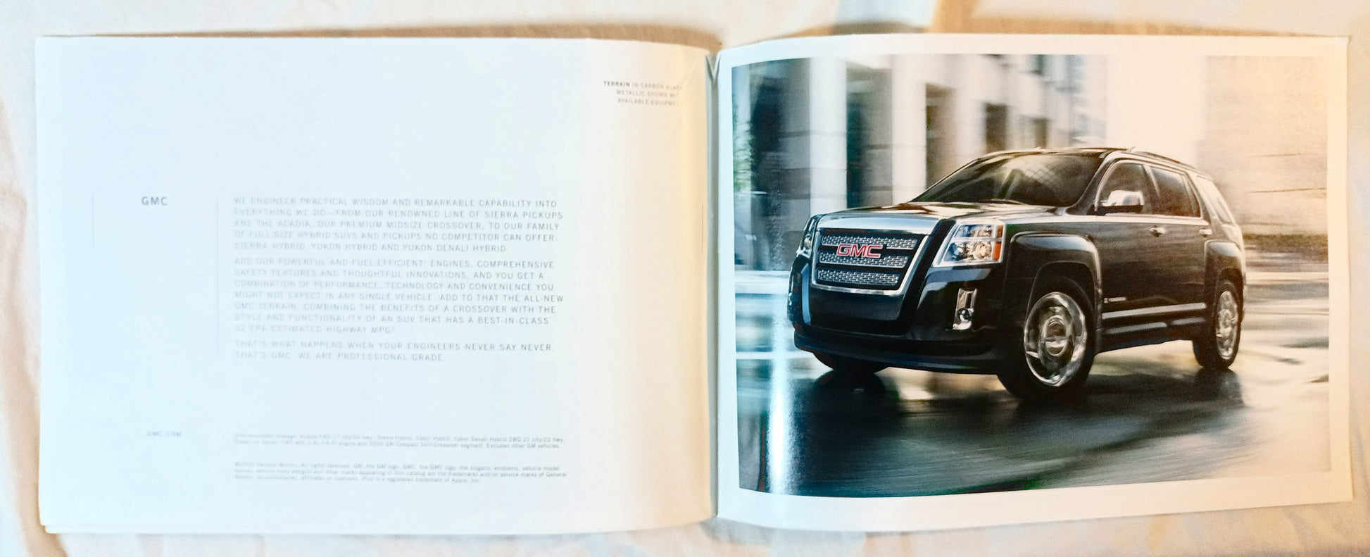 GMC 2010 Dealer Sales Brochure Sierra Yukon Terrain Acadia SUV Pickup - Tuliptuff