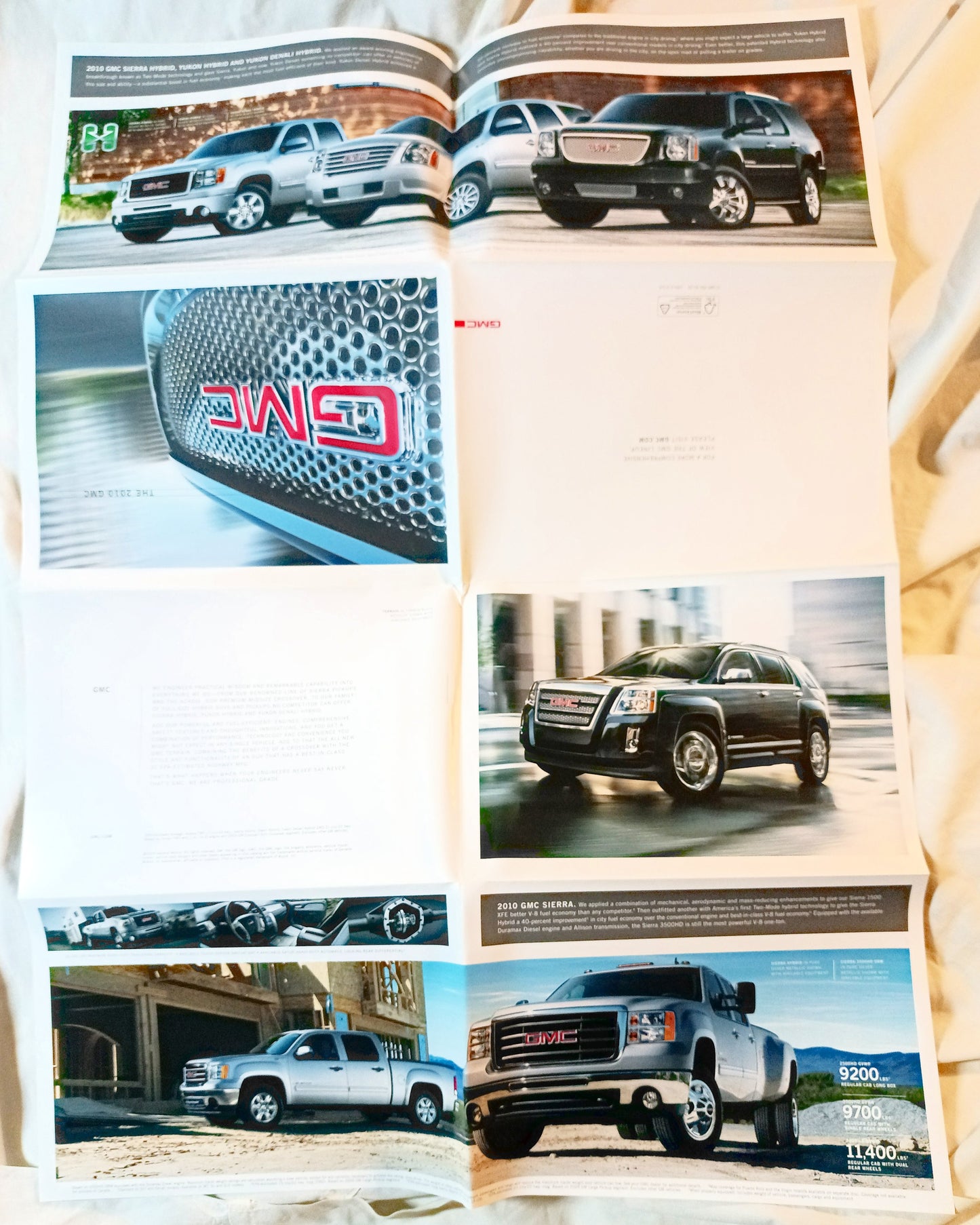 GMC 2010 Dealer Sales Brochure Sierra Yukon Terrain Acadia SUV Pickup - Tuliptuff