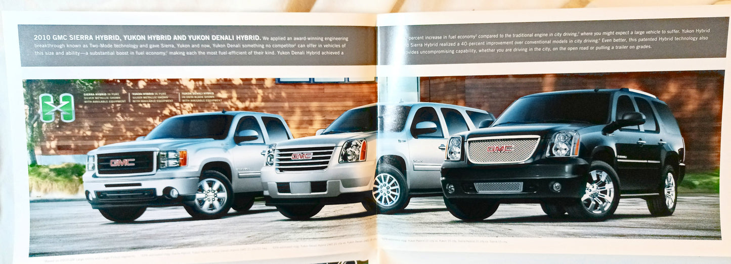 GMC 2010 Dealer Sales Brochure Sierra Yukon Terrain Acadia SUV Pickup - Tuliptuff