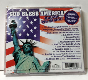 God Bless America: United We Stand Patriotic Music Various Artists 2001 - TulipStuff