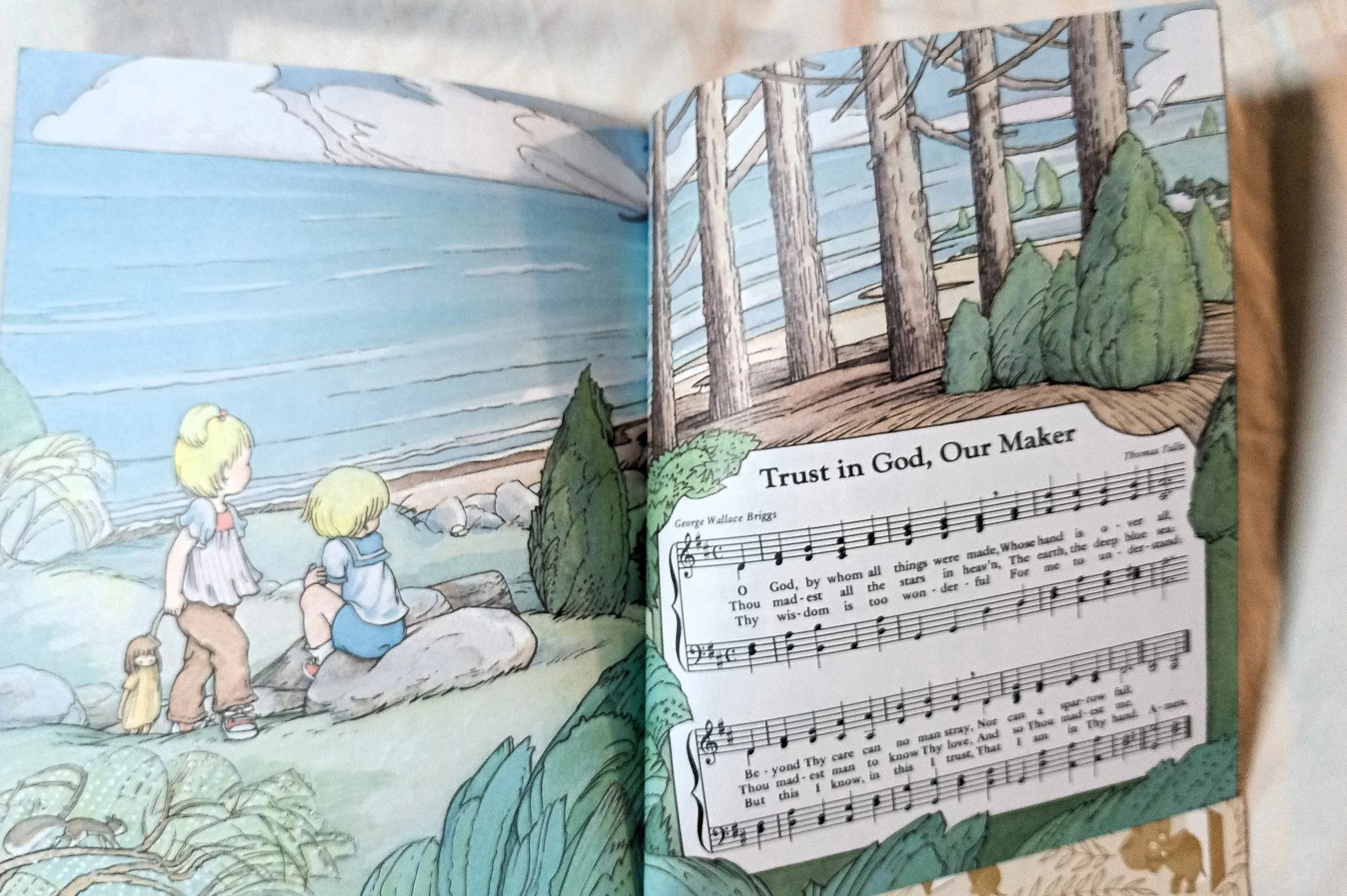 The Little Golden Book Of Hymns Frances Score Mitchell 1985 - TulipStuff