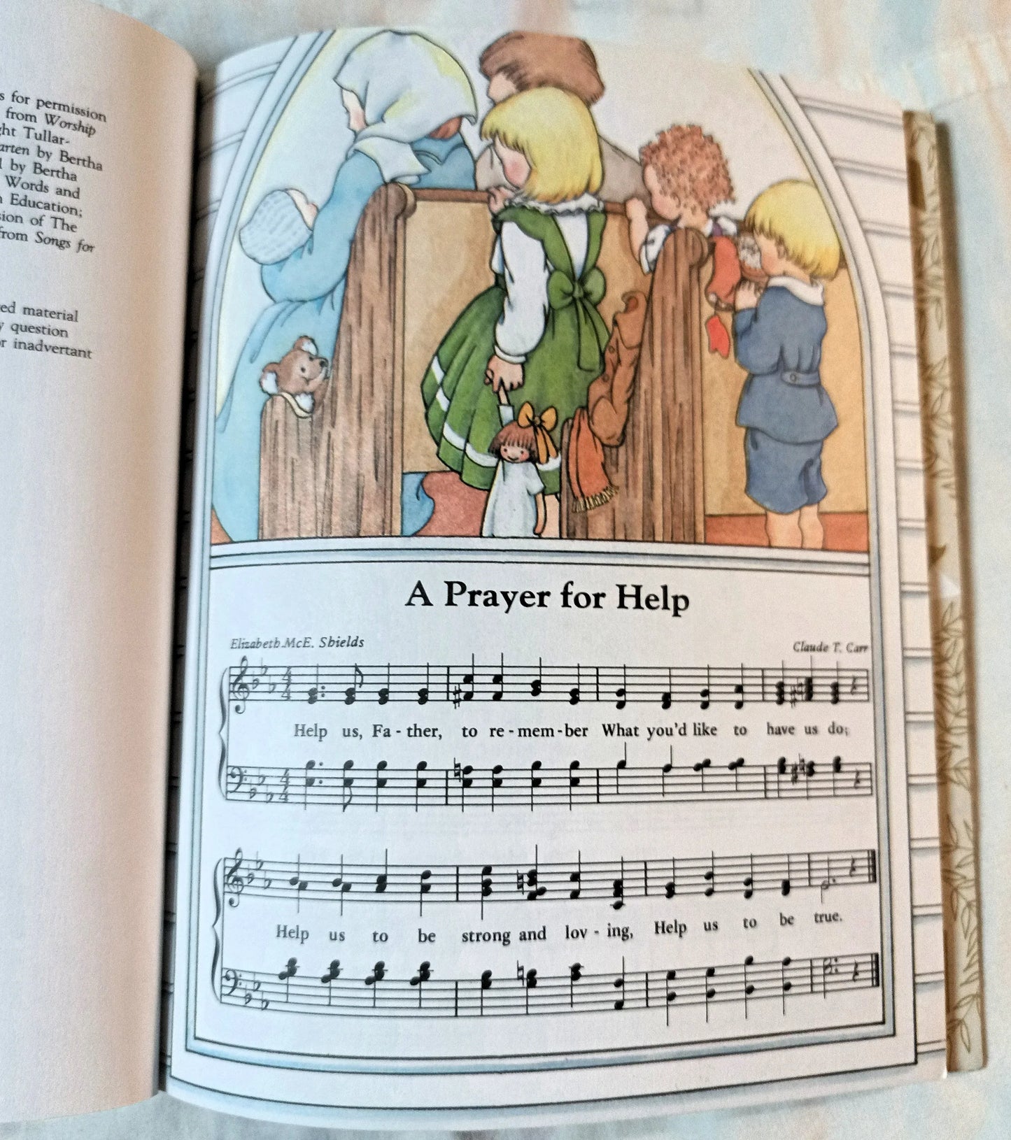 The Little Golden Book Of Hymns Frances Score Mitchell 1985 - TulipStuff