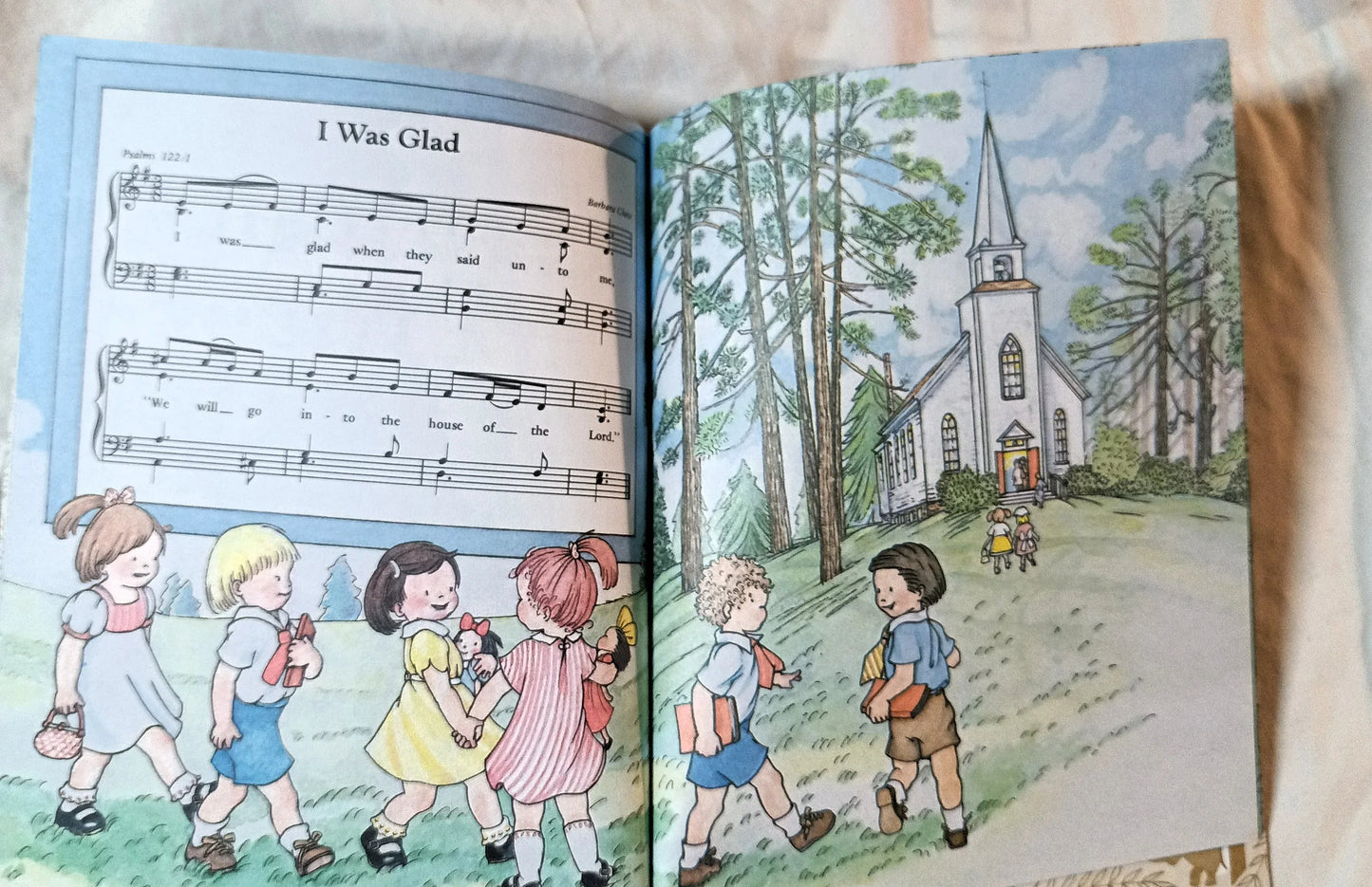 The Little Golden Book Of Hymns Frances Score Mitchell 1985 - TulipStuff