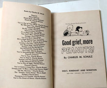 Load image into Gallery viewer, Good Grief More Peanuts Charles M Schulz Weekly Reader Hardcover 1956 - TulipStuff
