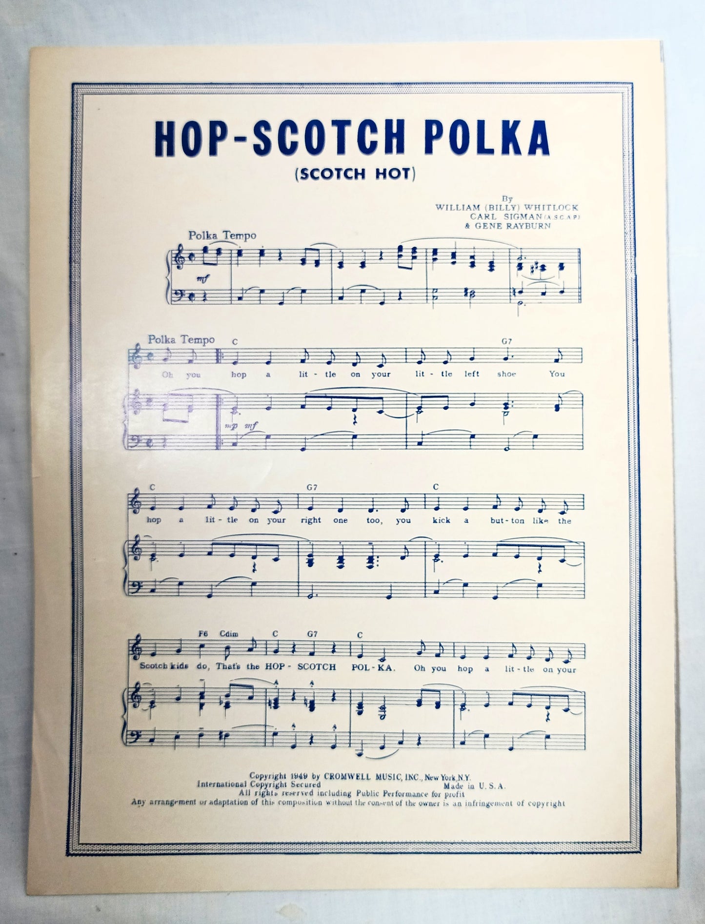 Good Night Irene Ledbetter Lomax Weavers Sheet Music 1950 - TulipStuff