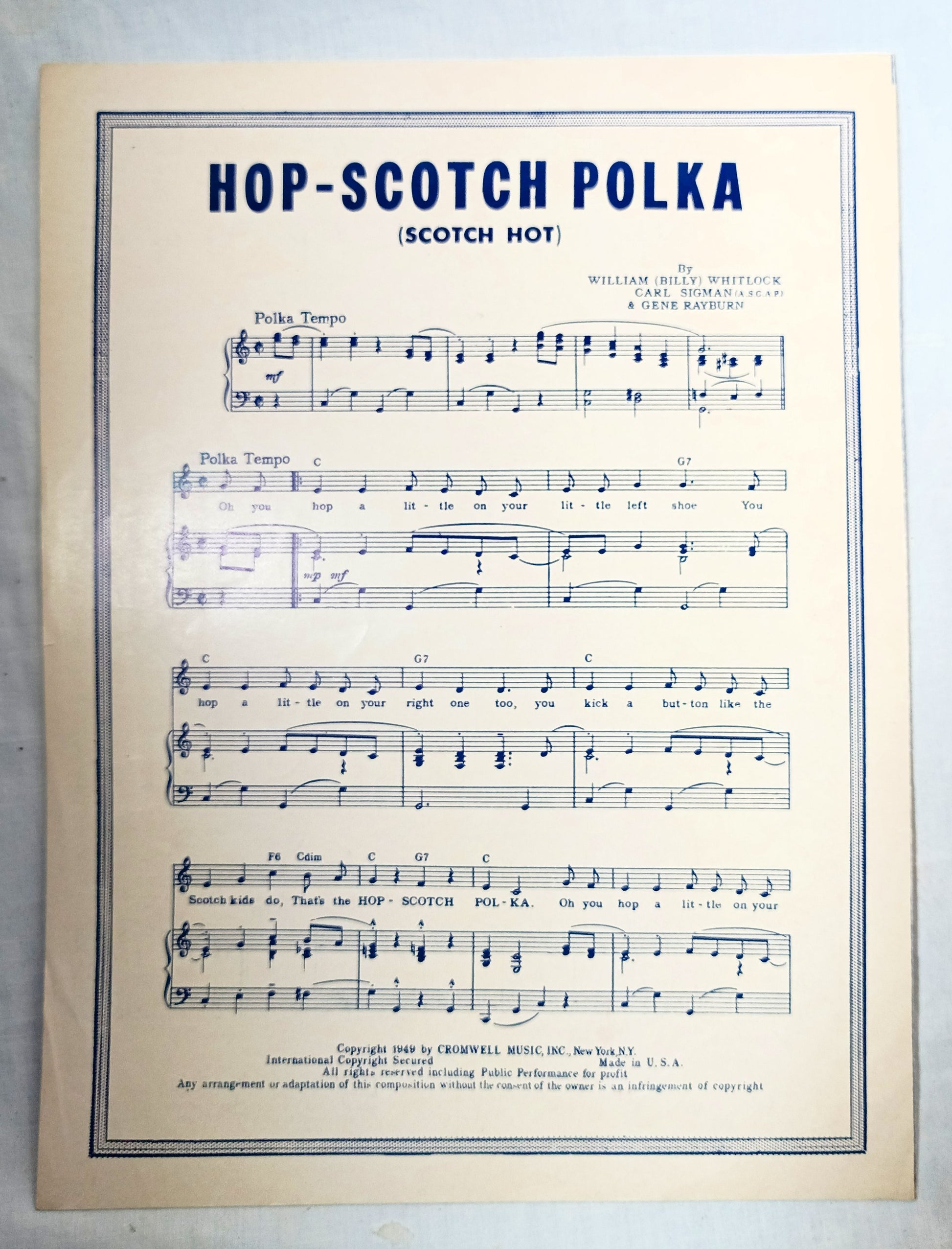 Good Night Irene Ledbetter Lomax Weavers Sheet Music 1950 - TulipStuff