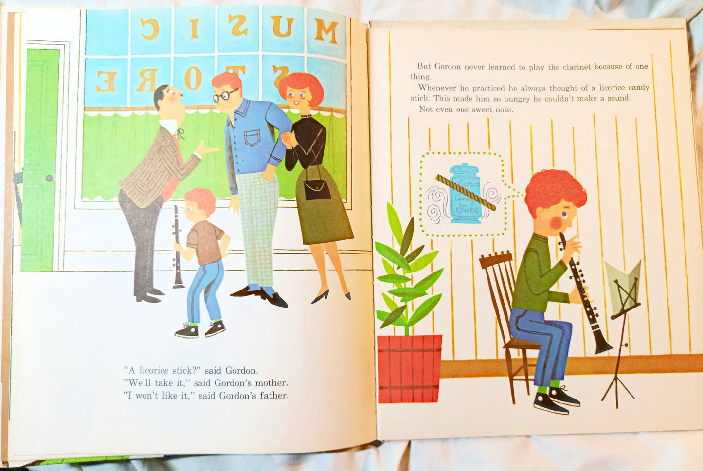 Gordon And The Glockenspiel Lee Ryland Whitman Hardcover 1966 - TulipStuff