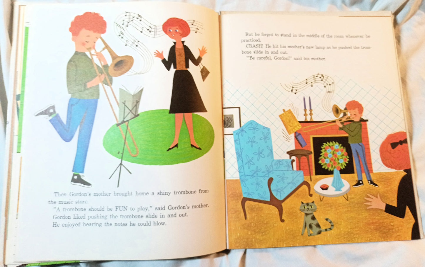 Gordon And The Glockenspiel Lee Ryland Whitman Hardcover 1966 - TulipStuff