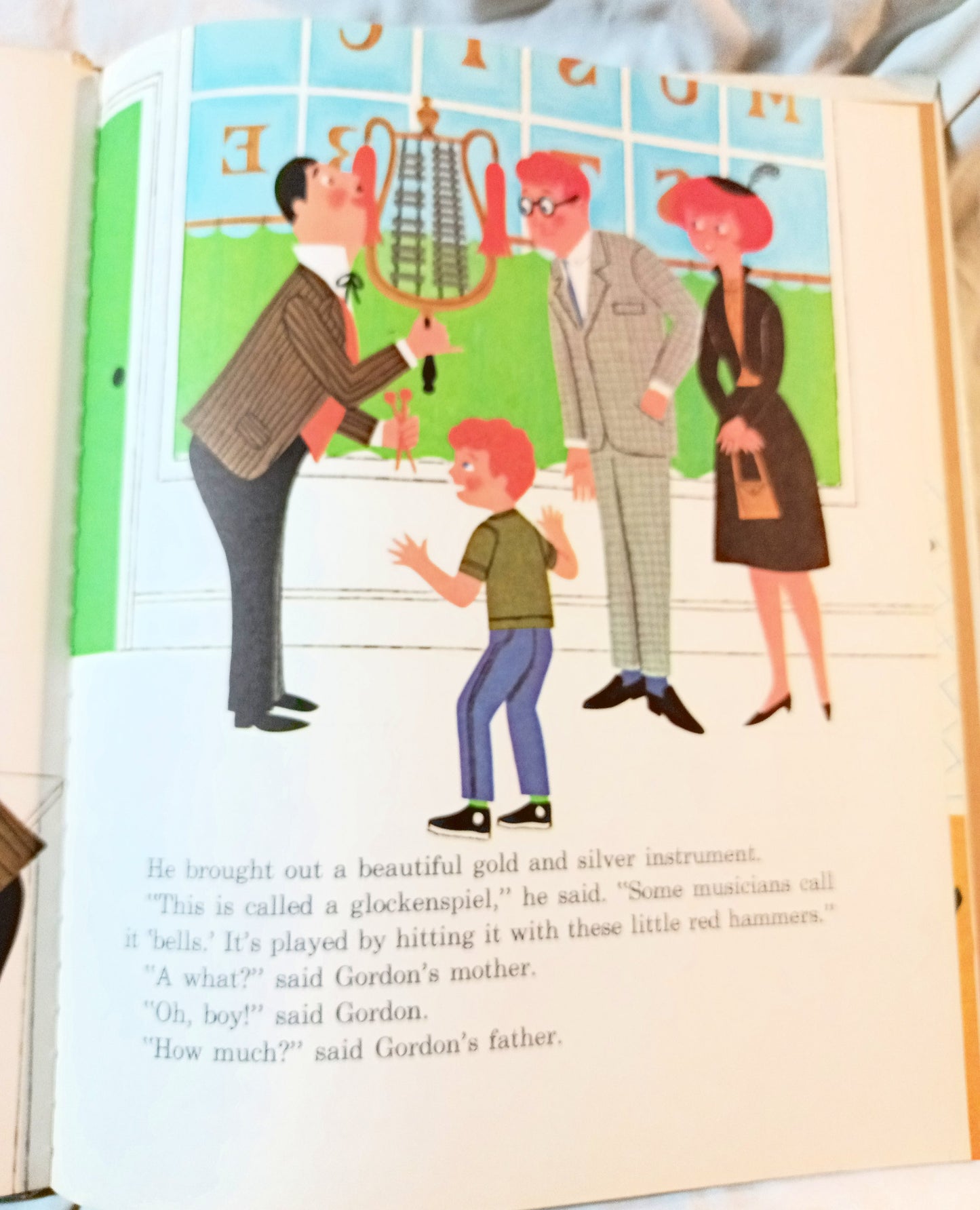 Gordon And The Glockenspiel Lee Ryland Whitman Hardcover 1966 - TulipStuff
