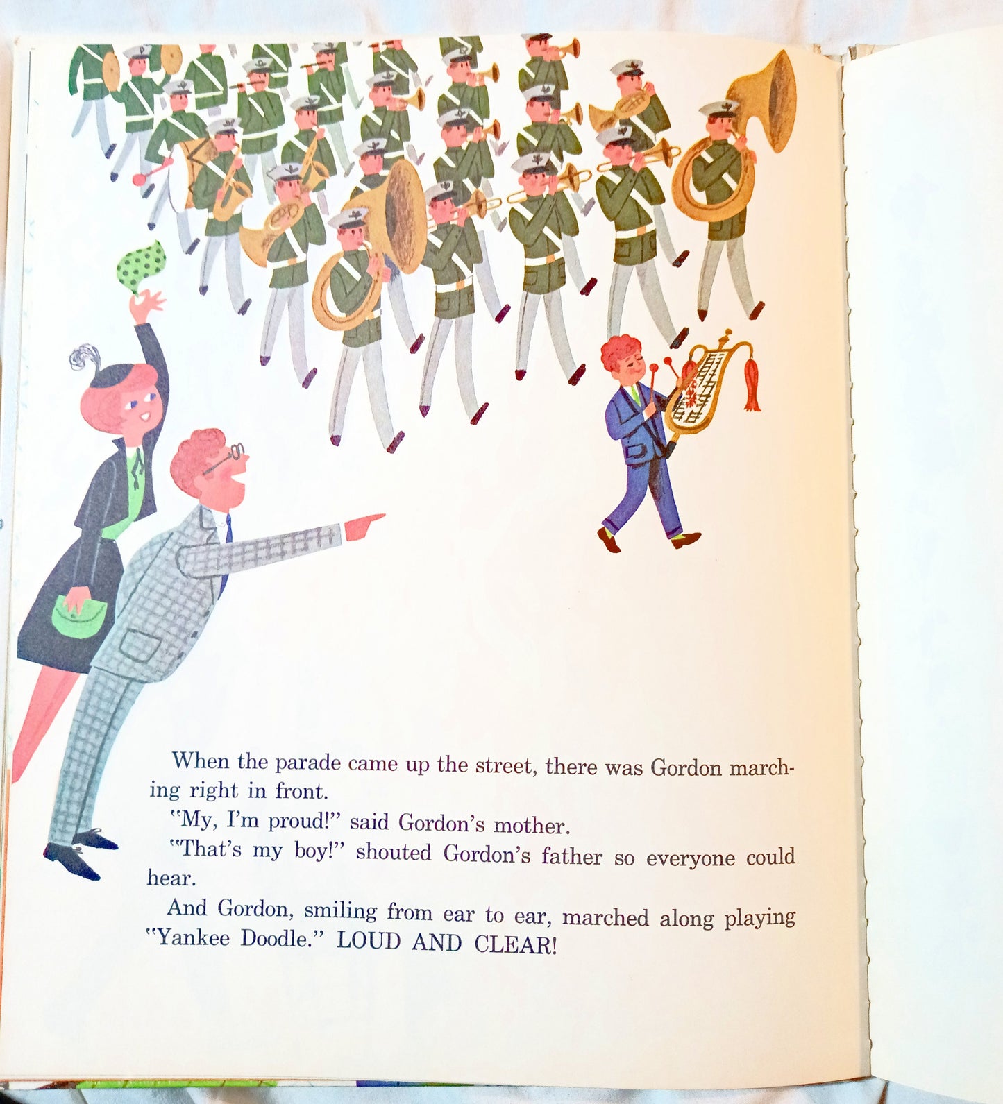 Gordon And The Glockenspiel Lee Ryland Whitman Hardcover 1966 - TulipStuff