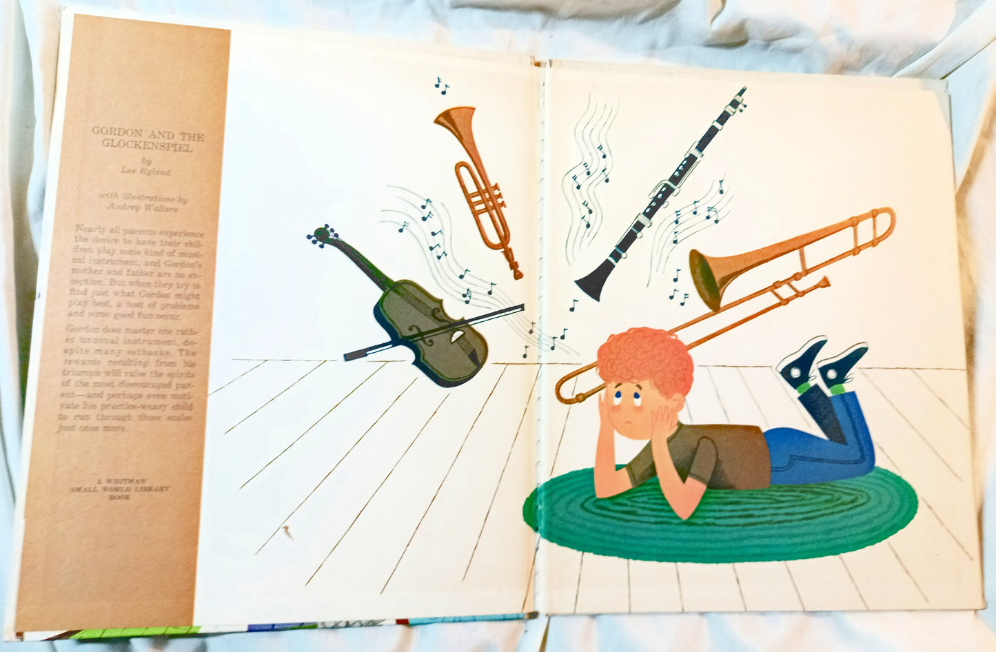 Gordon And The Glockenspiel Lee Ryland Whitman Hardcover 1966 - TulipStuff