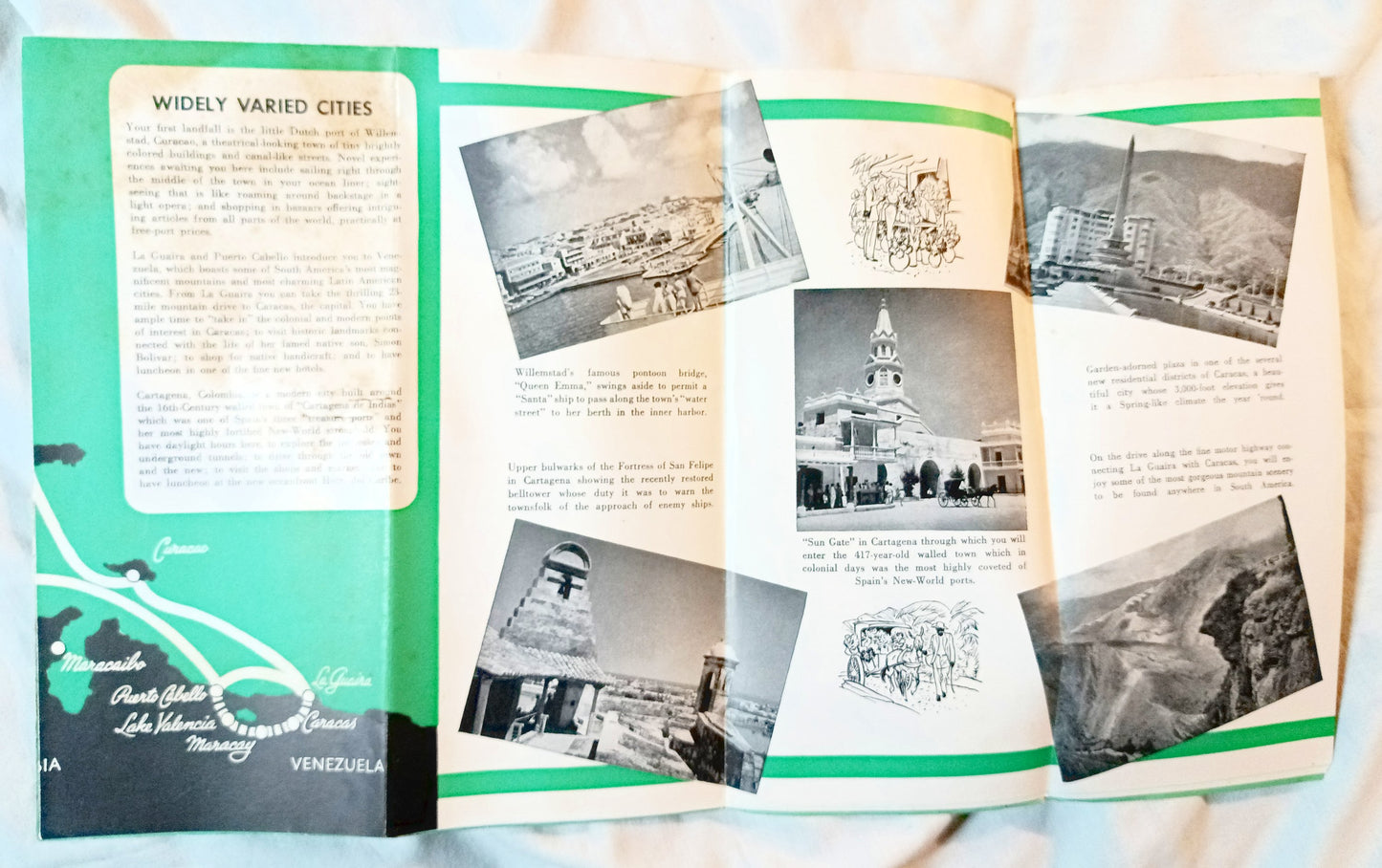 Grace Line Santa Rosa Santa Paula Caribbean Cruises Deck Plans 1952 - TulipStuff