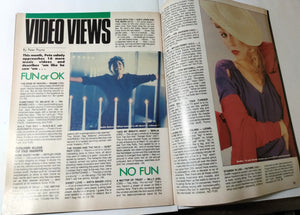 Graffiti November 1986 Canadian Music Magazine Cyndi Lauper REM B52s - TulipStuff