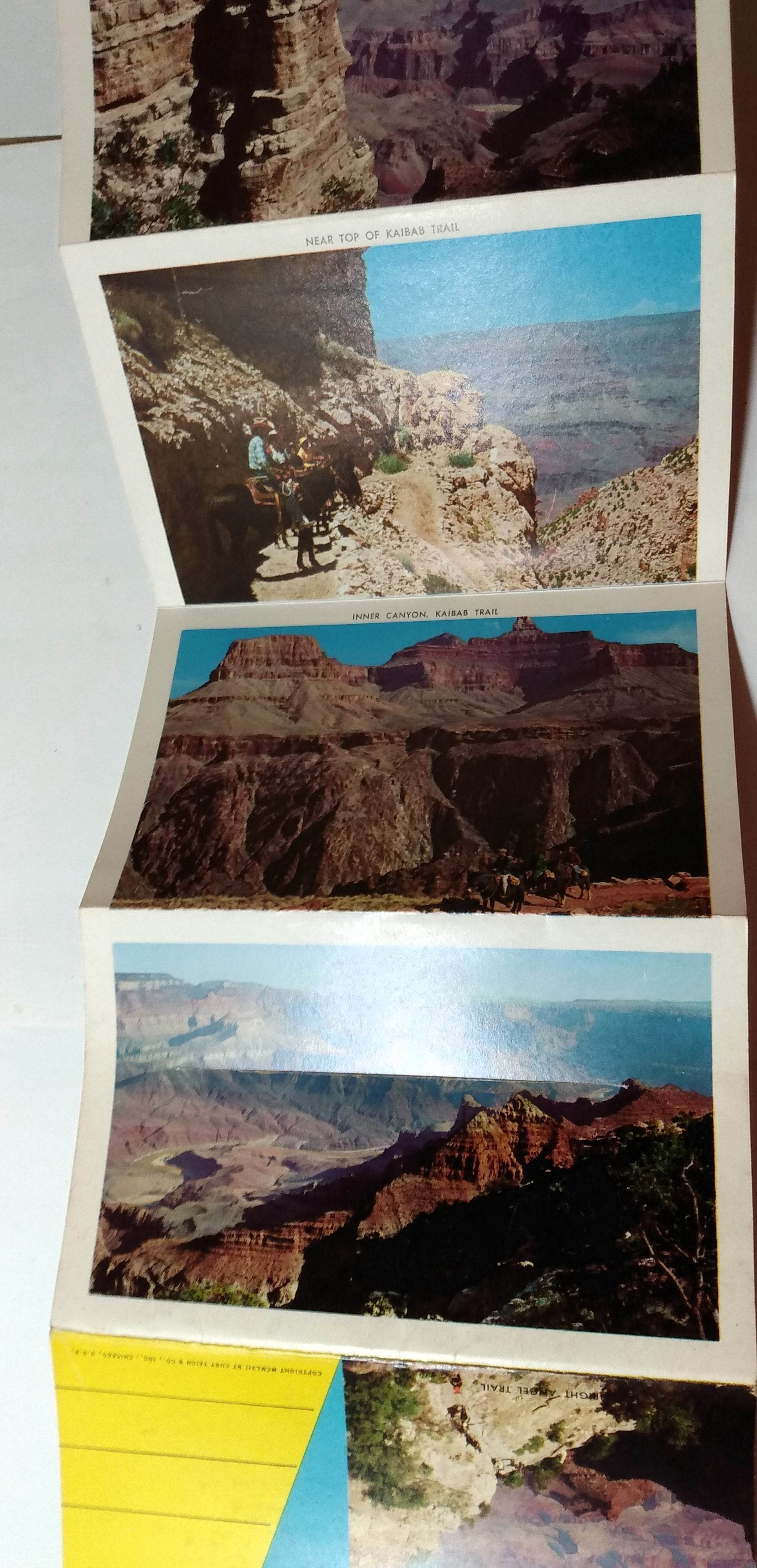 Grand Canyon National Park 1950's Souvenir Postcard Booklet Arizona - TulipStuff