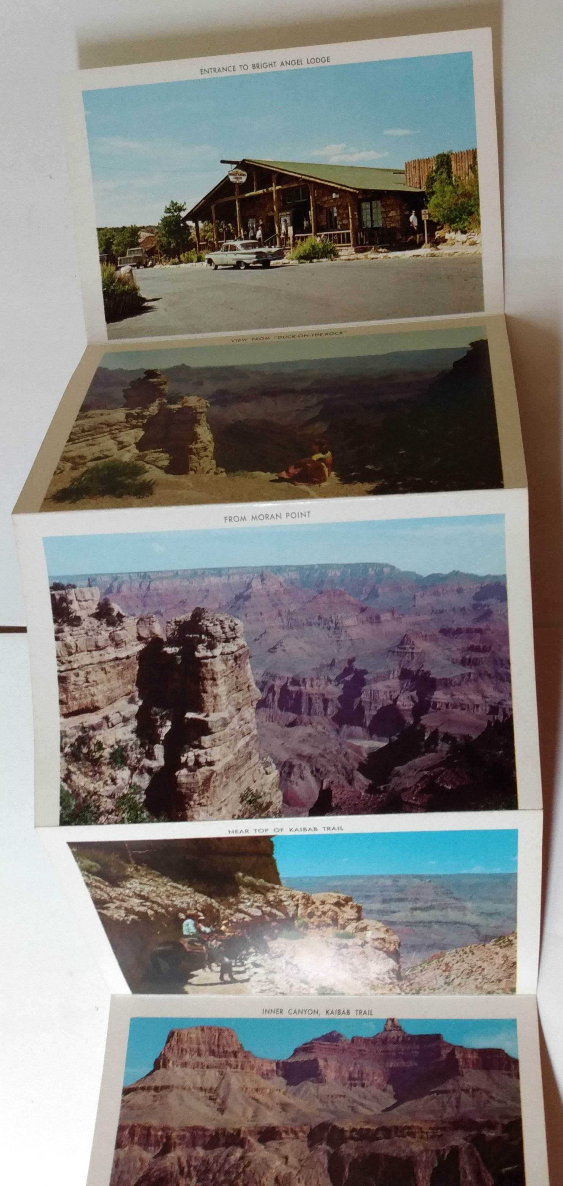 Grand Canyon National Park 1950's Souvenir Postcard Booklet Arizona - TulipStuff