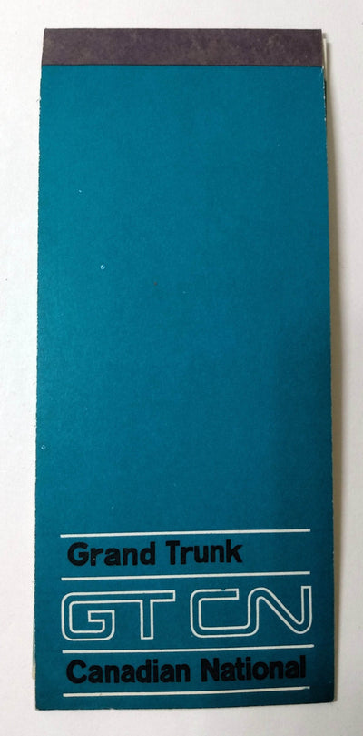 Grand Trunk Railroad Car Ferry Ticket Booklet Muskegon Milwaukee 1971 - TulipStuff