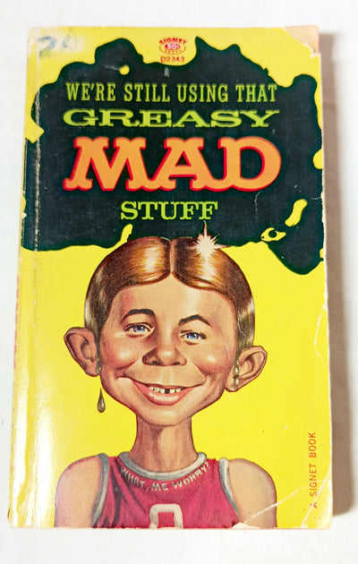 Greasy Mad Stuff William M Gaines Signet D2343 Paperback 1963 - Tuliptuff