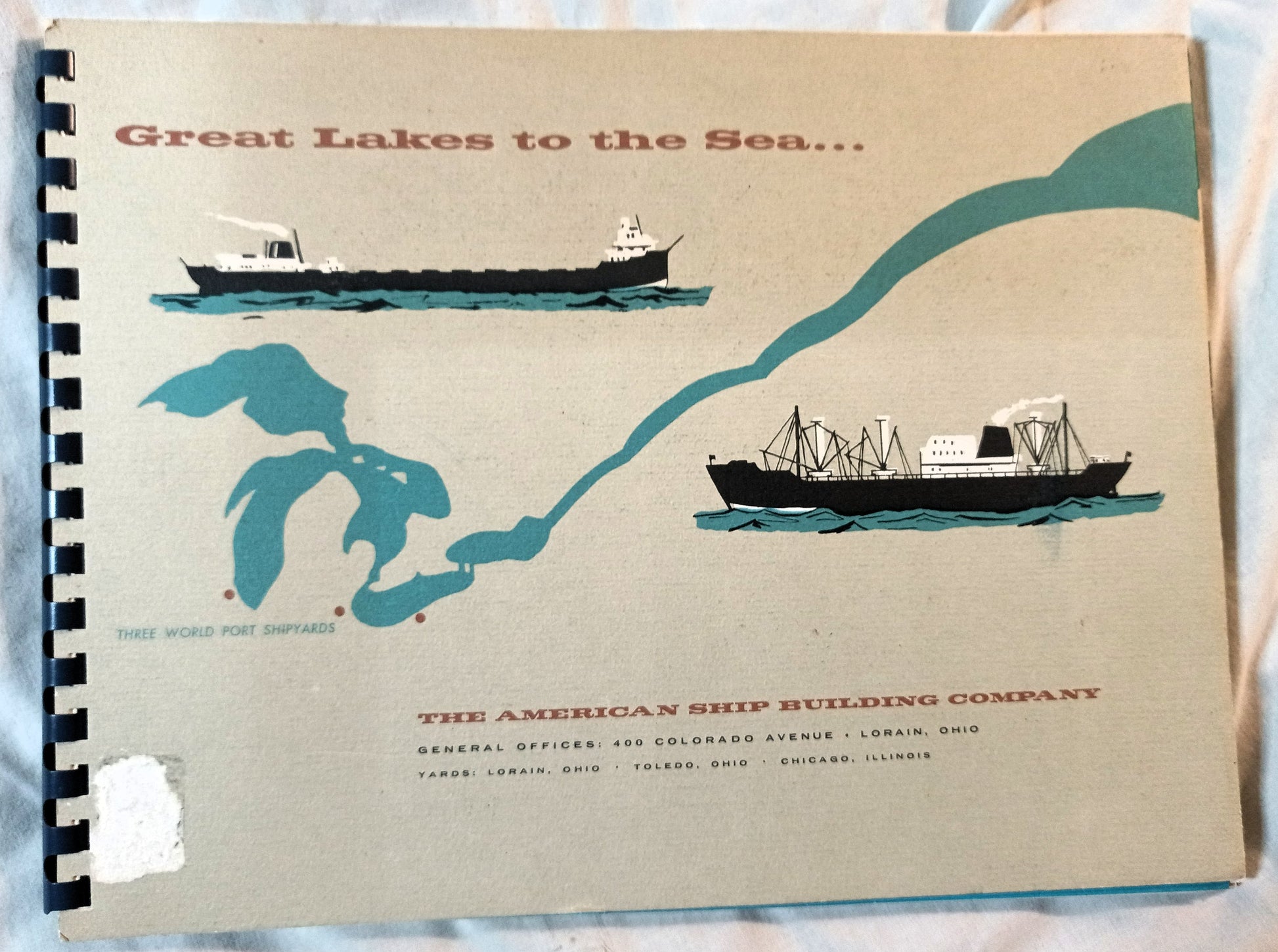 Great Lakes To The Sea American Shipbuilding George Steinbrenner 1971 - TulipStuff