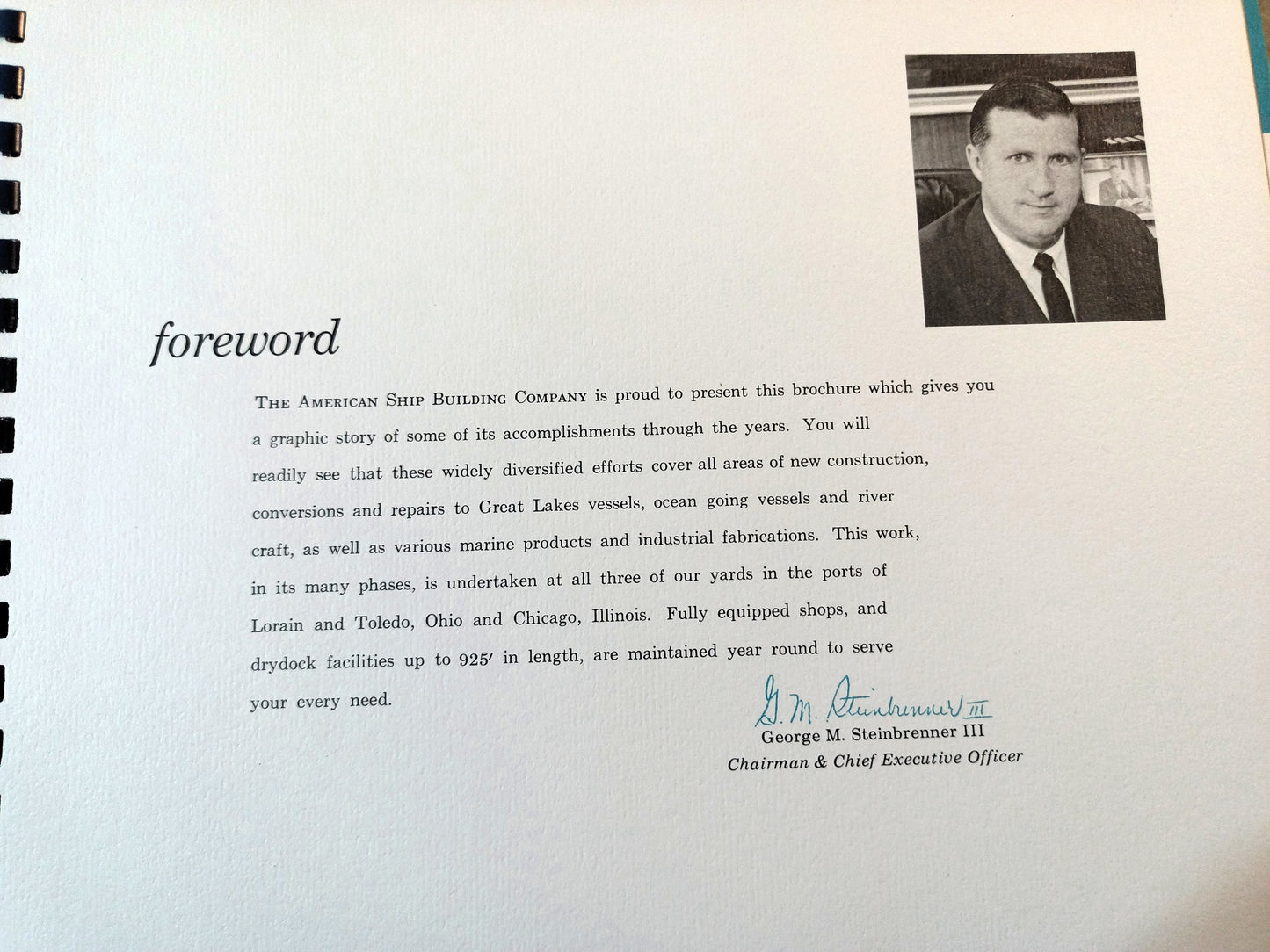 Great Lakes To The Sea American Shipbuilding George Steinbrenner 1971 - TulipStuff