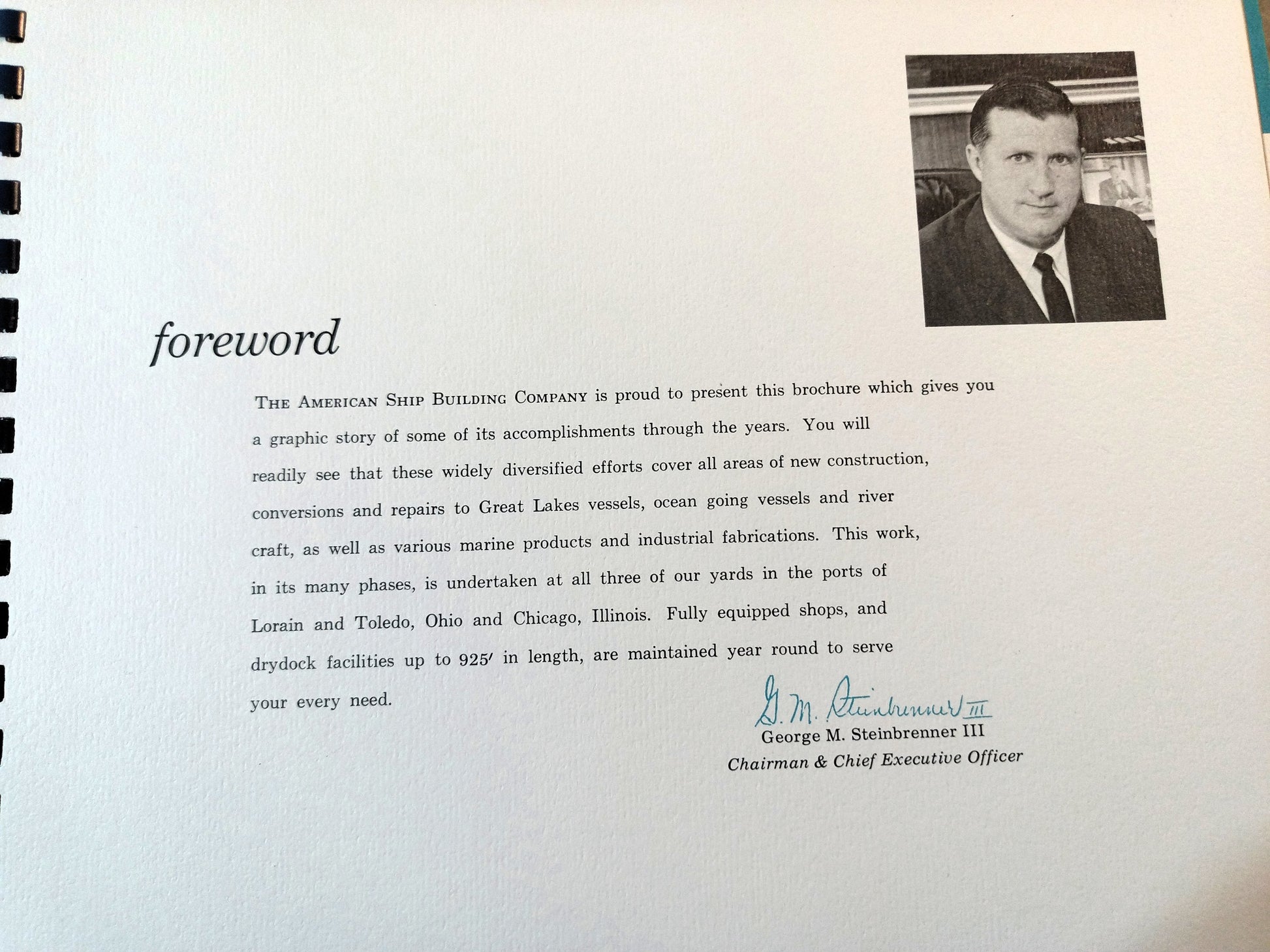 Great Lakes To The Sea American Shipbuilding George Steinbrenner 1971 - TulipStuff