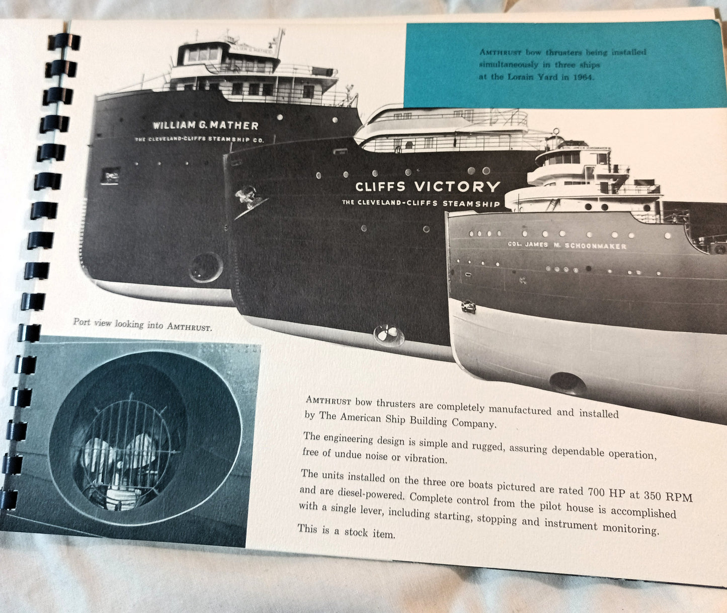 Great Lakes To The Sea American Shipbuilding George Steinbrenner 1971 - TulipStuff