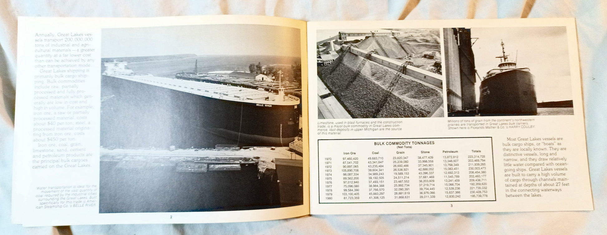 Great Lakes Shipping Lakes Carriers Association Booklet 1981 Freighters  TulipStuff