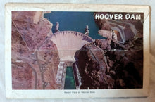 Load image into Gallery viewer, Greetings From Hoover Dam Nevada Arizona Postcard Folder Early 1960&#39;s - TulipStuff
