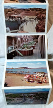 Load image into Gallery viewer, Greetings From Hoover Dam Nevada Arizona Postcard Folder Early 1960&#39;s - TulipStuff
